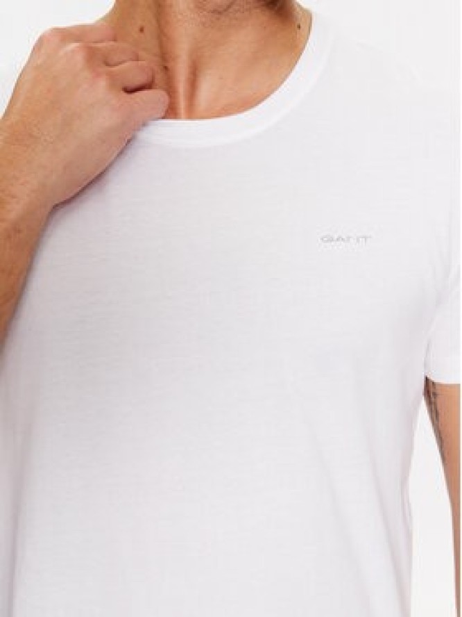 Gant Komplet 2 t-shirtów C-Neck 2 Pack 900002008 Czarny Regular Fit