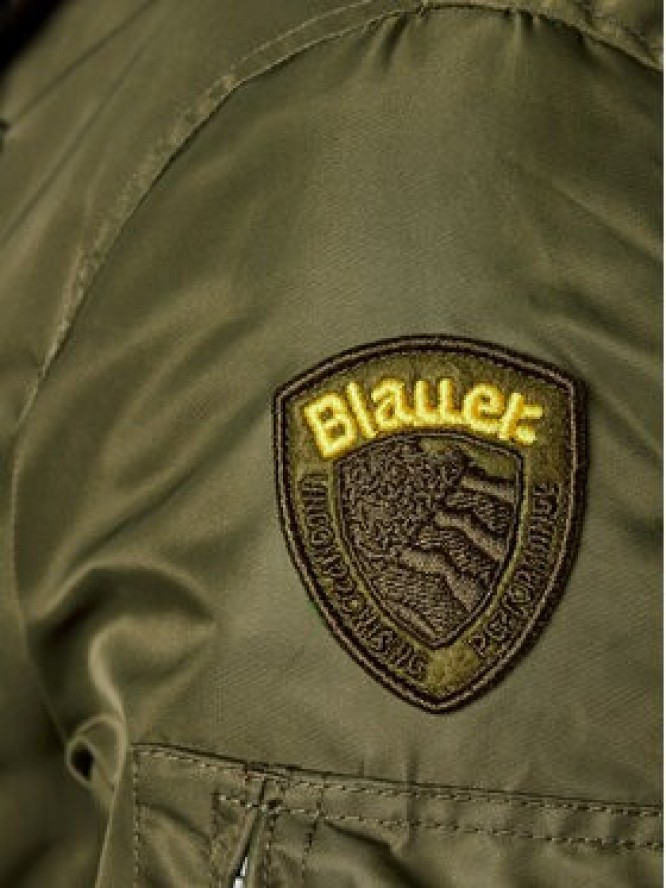 Blauer Kurtka bomber 23WBLUC02132 Zielony Regular Fit