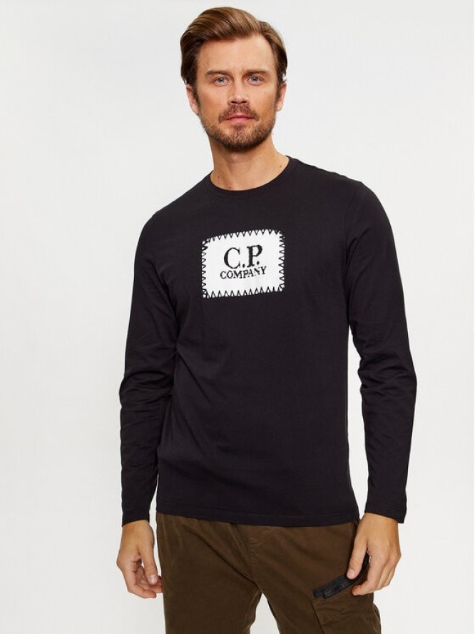 C.P. Company Longsleeve 15CMTS043A 005100W Czarny Regular Fit