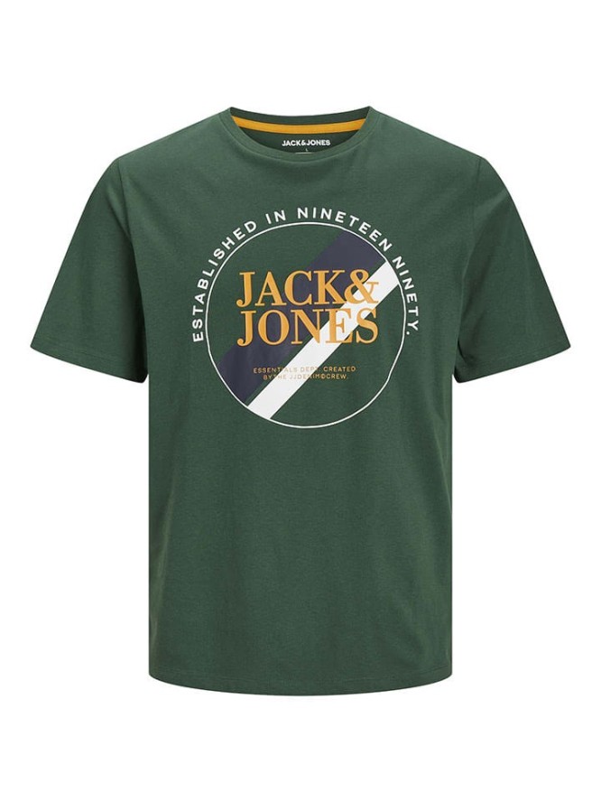 Jack & Jones Koszulki (3 szt.) w kolorze błękitnym, oliwkowym i granatowym rozmiar: L