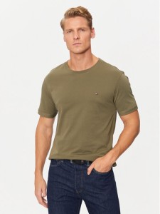 Tommy Hilfiger T-Shirt UM0UM03362 Zielony Regular Fit