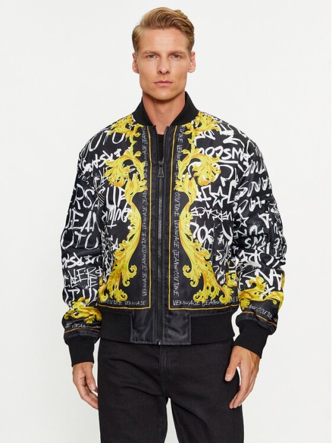 Versace Jeans Couture Kurtka bomber 75GASD01 Kolorowy Regular Fit