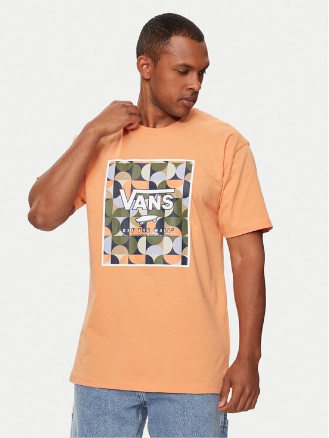 Vans T-Shirt Mn Classic Print Box VN0A5E7Y Brązowy Classic Fit