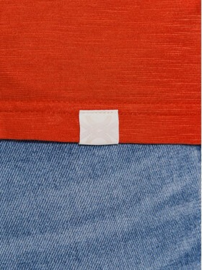 United Colors Of Benetton T-Shirt 3JE1J19A5 Pomarańczowy Regular Fit