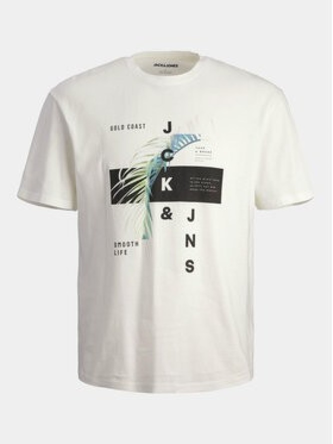 Jack&Jones T-Shirt Jjclarc 12247768 Biały Relaxed Fit