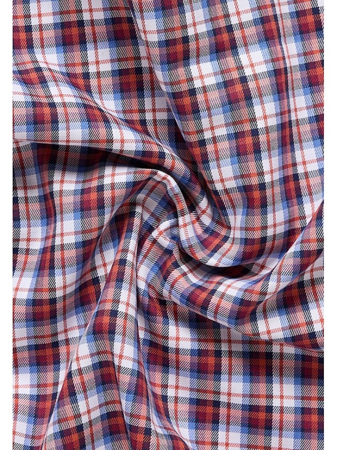 Eterna Koszula - Modern fit - w kolorze czerwono-błękitnym rozmiar: 42