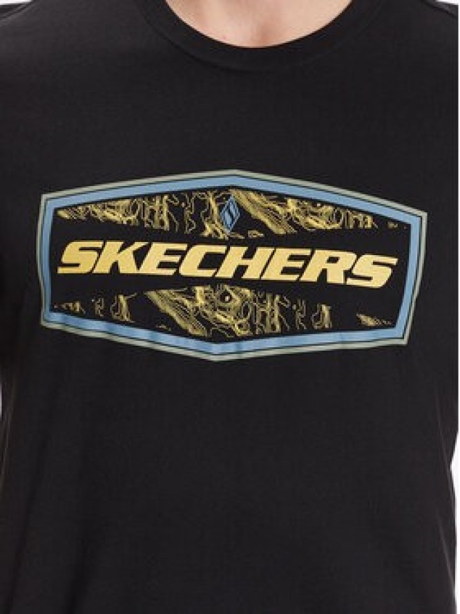 Skechers T-Shirt Latitude MTS368 Czarny Regular Fit