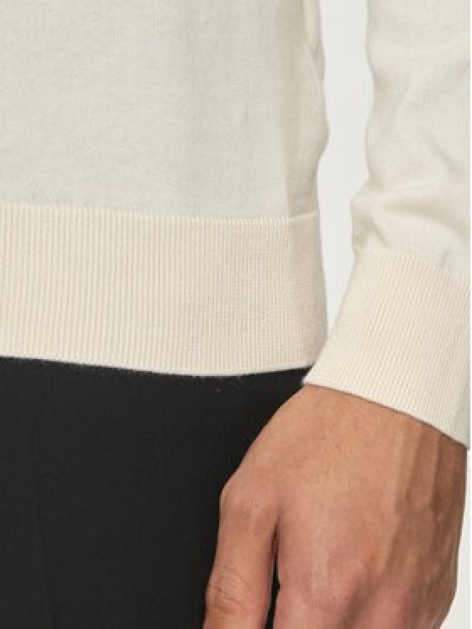 Calvin Klein Sweter K10K113549 Beżowy Regular Fit