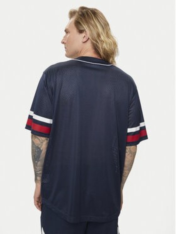 Fila T-Shirt FAM0652 Granatowy Relaxed Fit
