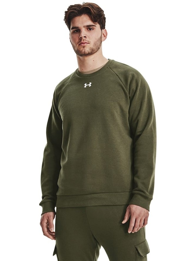 Under Armour Bluza "Rival" w kolorze khaki rozmiar: L