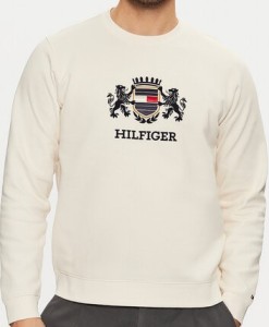 Tommy Hilfiger Bluza Icon MW0MW38349 Écru Regular Fit
