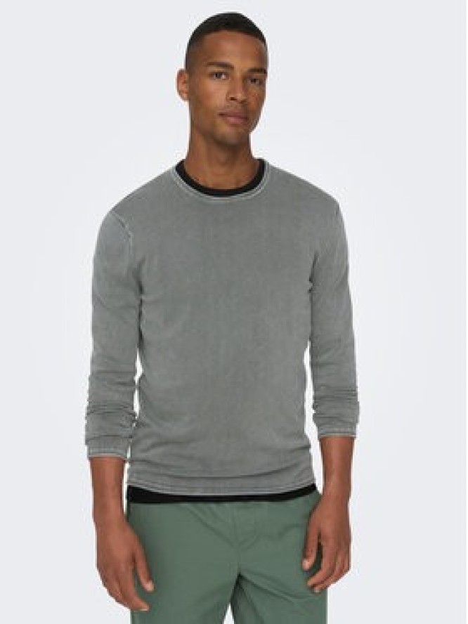 Only & Sons Sweter 22006806 Szary Regular Fit