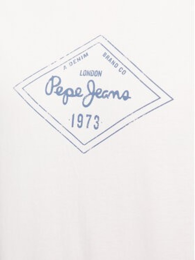 Pepe Jeans T-Shirt Wesley PM509123 Biały Regular Fit