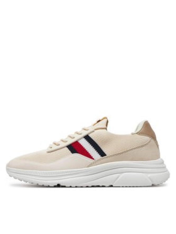 Tommy Hilfiger Sneakersy Modern Runner Premium Knit FM0FM05135 Beżowy