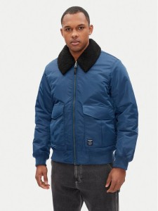 Pepe Jeans Kurtka bomber Melvin PM403060 Niebieski Regular Fit