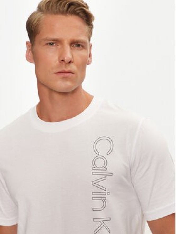 Calvin Klein Performance T-Shirt 00GMF4K113 Biały Regular Fit