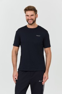 ARMANI EXCHANGE Granatowy t-shirt