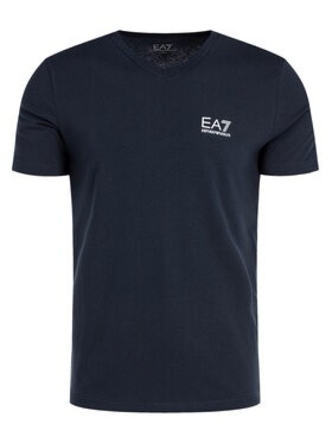 EA7 Emporio Armani T-Shirt 8NPT53 PJM5Z 1578 Granatowy Regular Fit