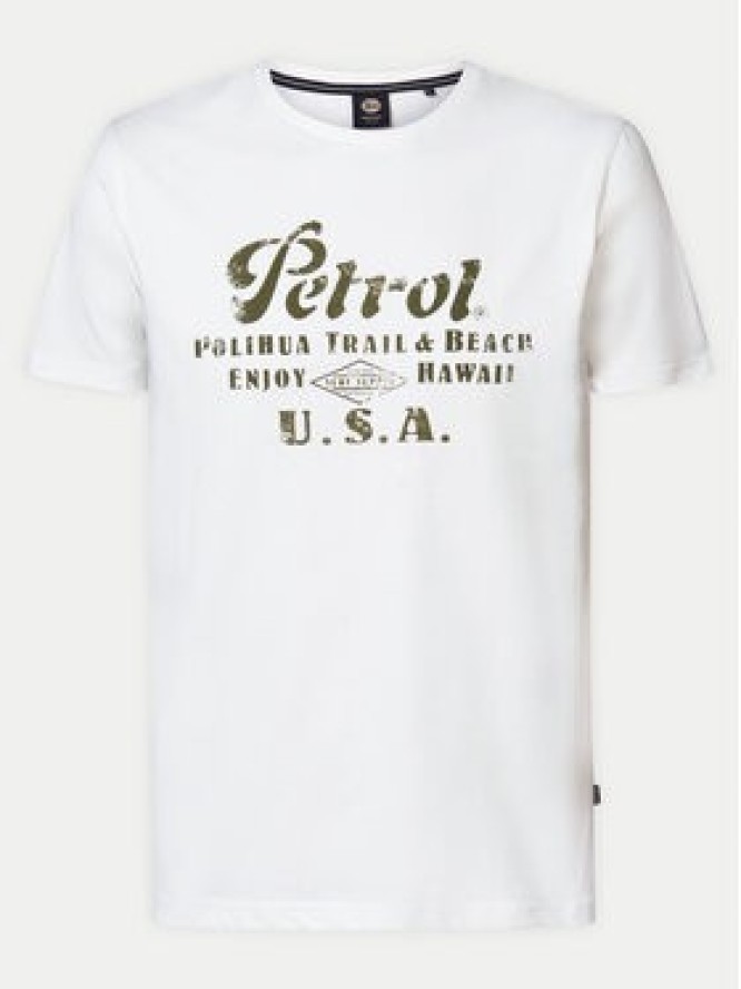 Petrol Industries T-Shirt M-1040-TSR600 Biały Regular Fit