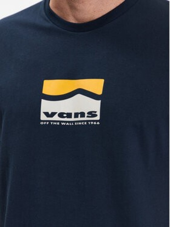 Vans T-Shirt Center Sidestripe VN0006CN Granatowy Classic Fit