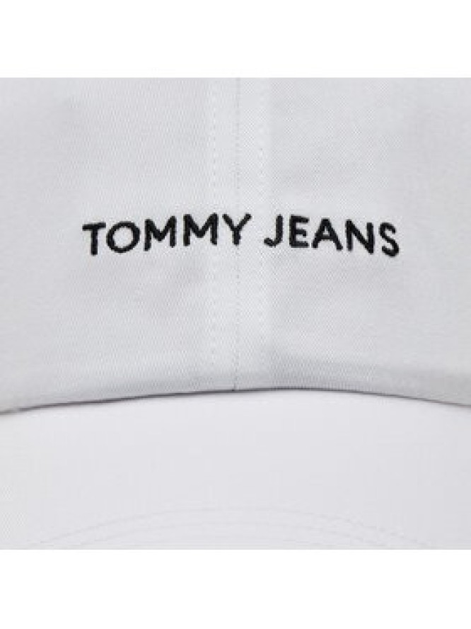 Tommy Hilfiger Czapka z daszkiem Linear Logo AM0AM12024 Biały