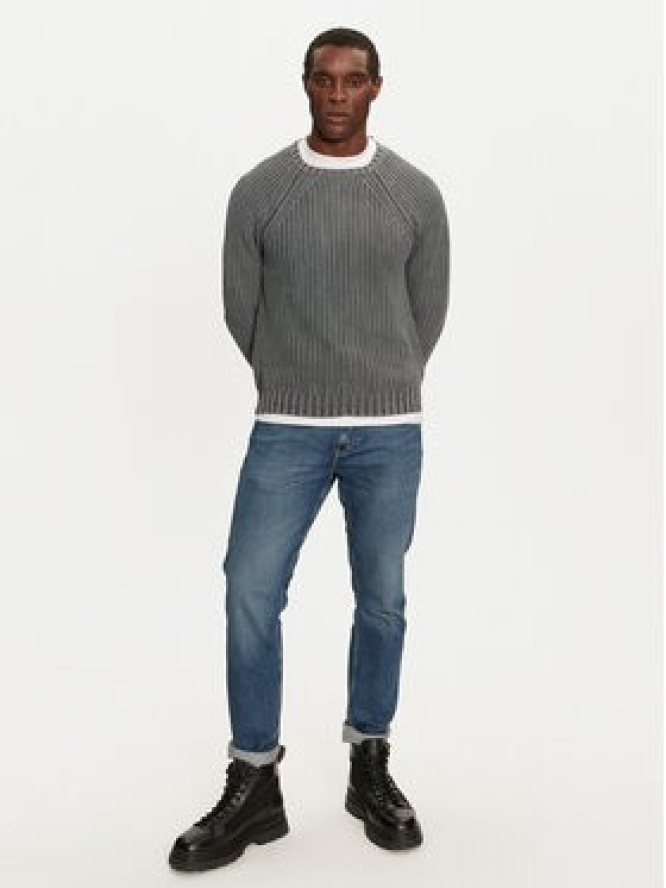 Brave Soul Sweter MK-248SKEPTA Niebieski Regular Fit