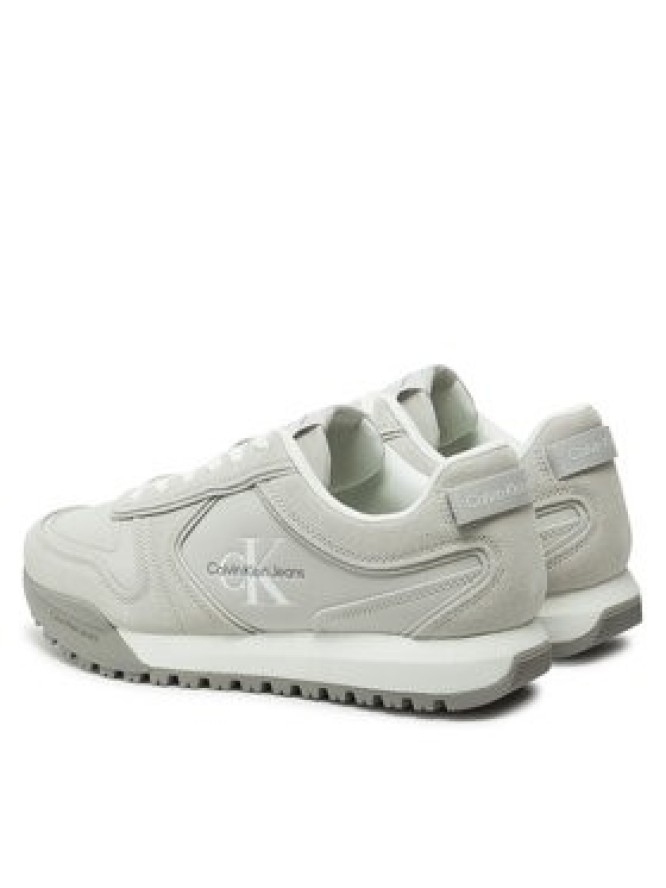 Calvin Klein Jeans Sneakersy Toothy Runner Irregular Lines YM0YM00624 Szary