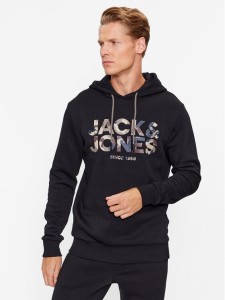 Jack&Jones Bluza James 12235338 Czarny Regular Fit