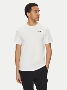 The North Face T-Shirt Vertical NF0A89FP Biały Regular Fit