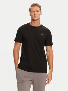 4F T-Shirt 4FWMM00TTSHM1843 Czarny Regular Fit