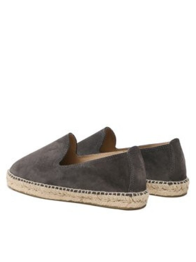 Manebi Espadryle Suede Flat Espadrilles W 1.0 C0 Szary