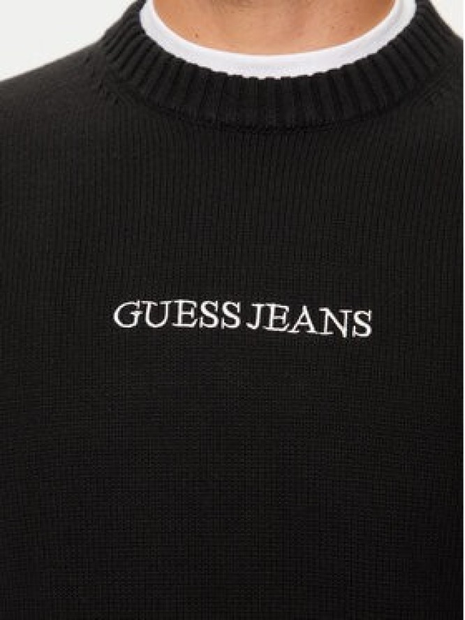 Guess Sweter M4BR31 Z3HM1 Czarny Regular Fit