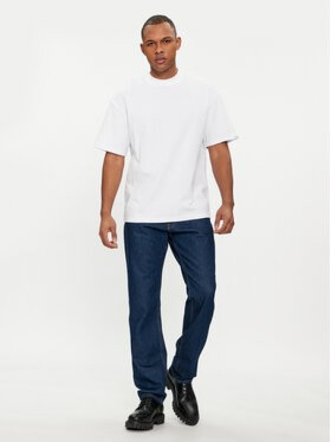 Jack&Jones T-Shirt Collective 12251865 Biały Wide Fit