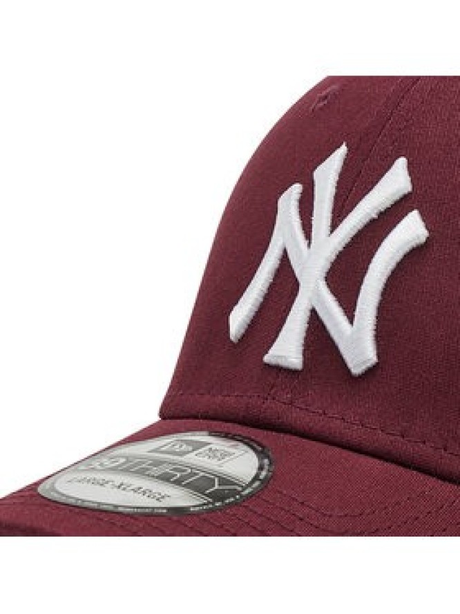 New Era Czapka z daszkiem New York Yankees Essential Maroon 39Thirty 12523891 Bordowy