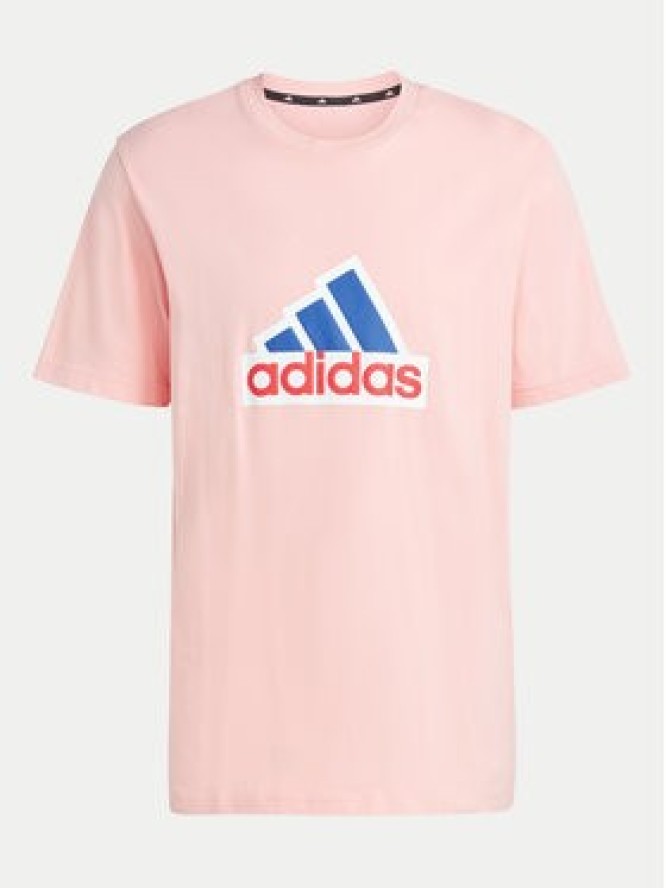 adidas T-Shirt Future Icons Badge of Sport IS8342 Różowy Loose Fit