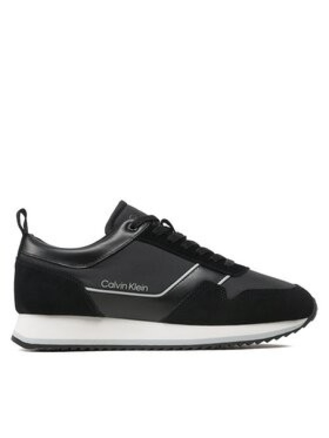 Calvin Klein Sneakersy Low Top Lace Up HM0HM00985 Czarny