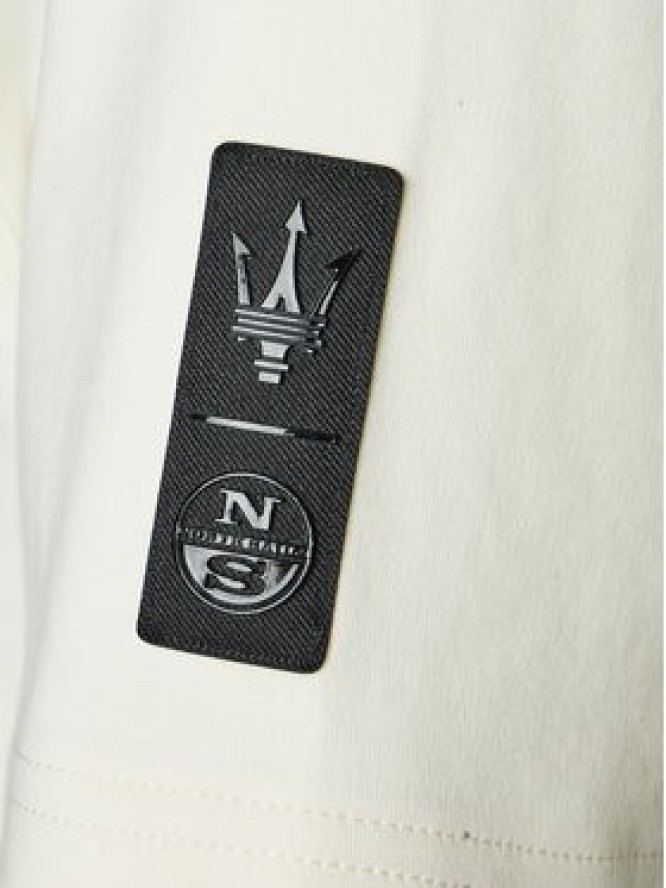 North Sails T-Shirt MASERATI 453017 Écru Regular Fit