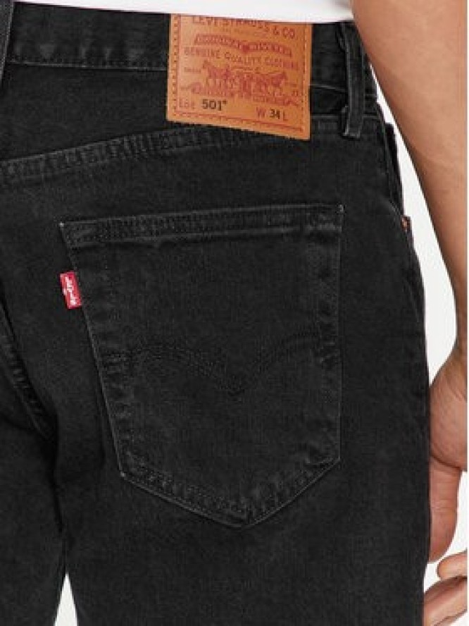 Levi's® Szorty jeansowe 501® Hemmed 36512-0224 Czarny Regular Fit