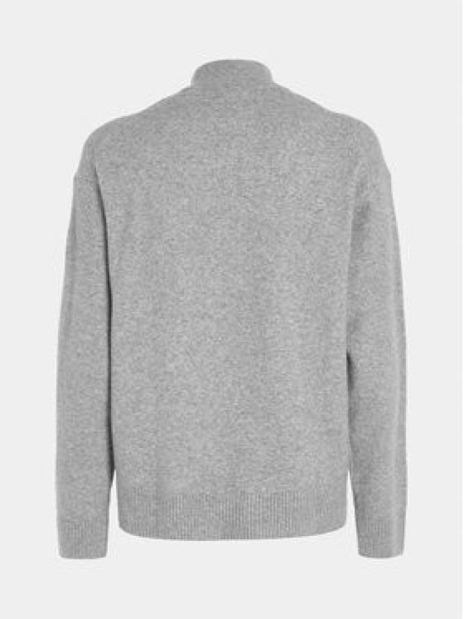 Calvin Klein Sweter K10K111960 Szary Regular Fit
