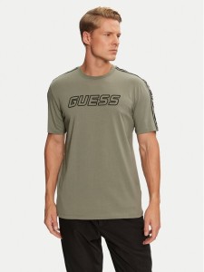 Guess T-Shirt Arlo Z4GI18 J1314 Zielony Regular Fit