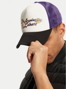 New Era Czapka z daszkiem NBA Graphic Trucker 60565435 Fioletowy