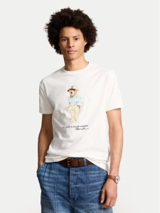 Polo Ralph Lauren T-Shirt 710854497037 Biały Regular Fit