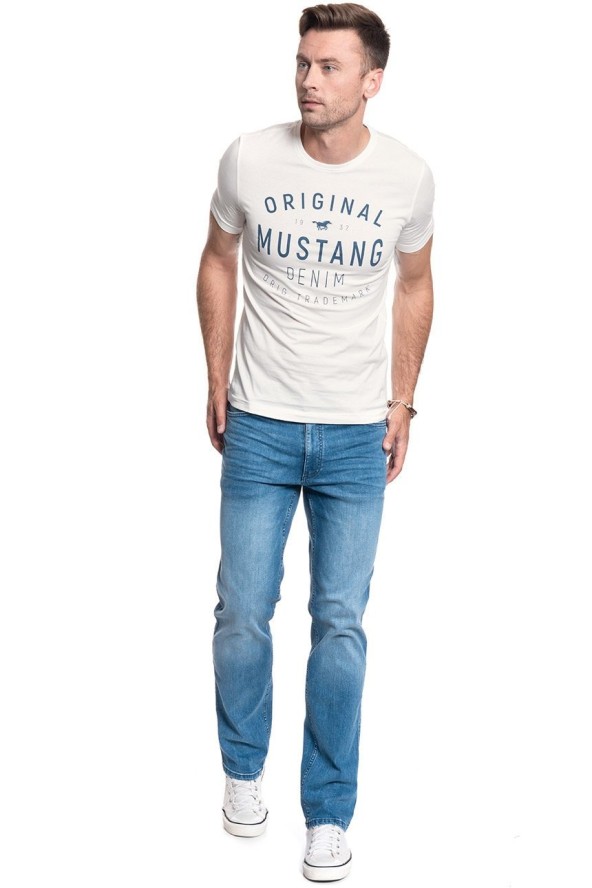 MUSTANG TSHIRT Alex C Print CLOUD DANCER 1010716 2020