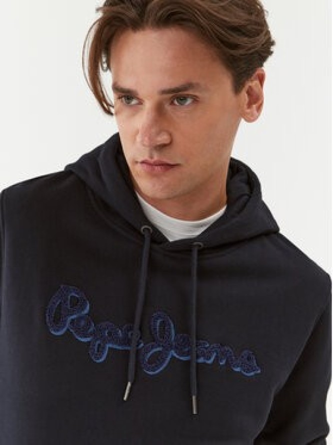 Pepe Jeans Bluza Ryan Hoodie PM582328 Granatowy Regular Fit