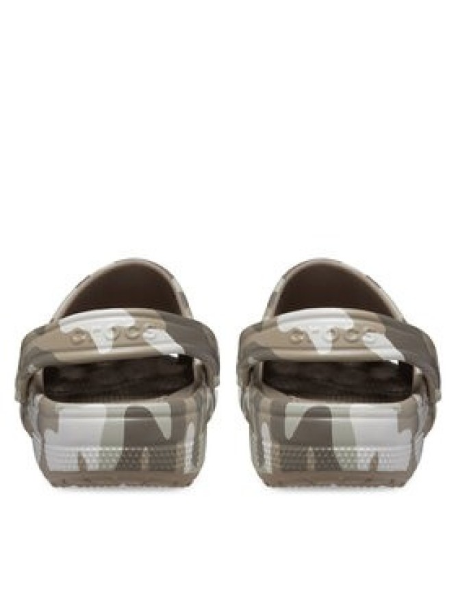 Crocs Klapki Classic Printed Camo Clog 206454 Beżowy