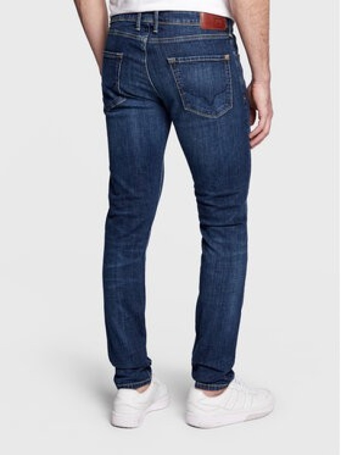 Pepe Jeans Jeansy Finsbury PM206321 Niebieski Skinny Fit