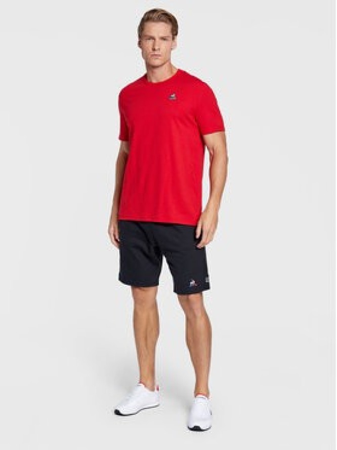 Le Coq Sportif T-Shirt 2120203 Czerwony Regular Fit