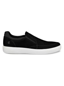 Ecco Skórzane slippersy "Classic" w kolorze czarnym rozmiar: 42