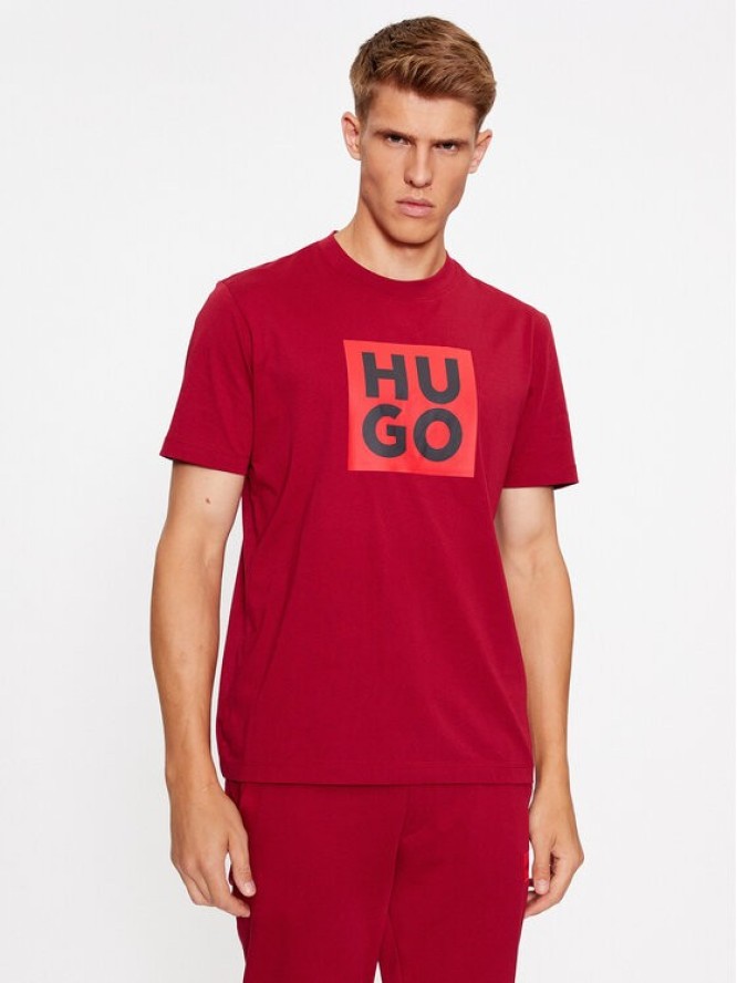 Hugo T-Shirt Daltor 50473891 Czerwony Regular Fit