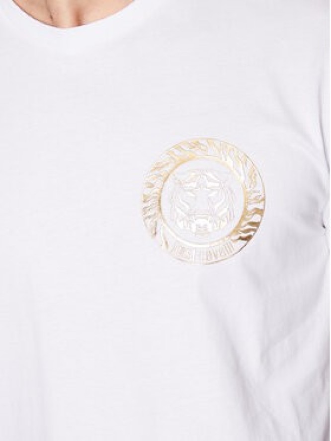 Just Cavalli T-Shirt 74OBHF03 Biały Regular Fit